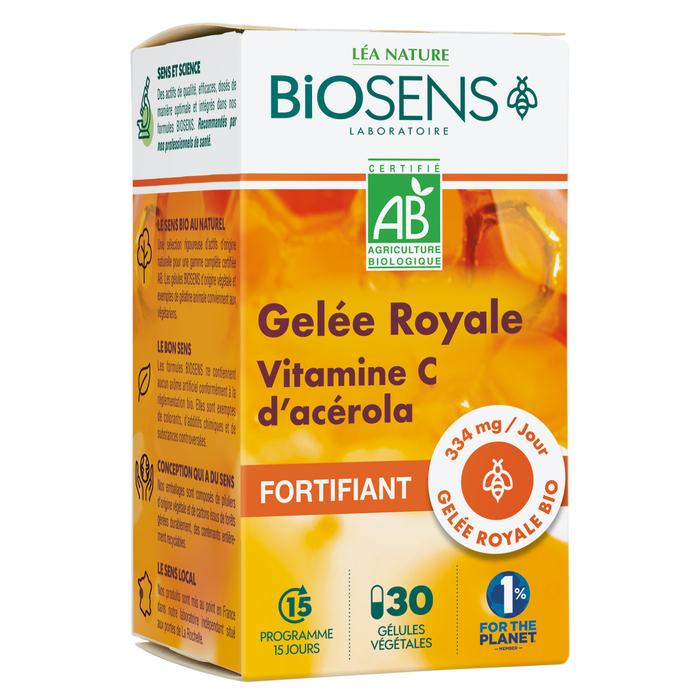Boho Cosmetics Vente Gélule Végétale Fortifiant - Gelée Royale Vitamine C - Bio - Vitalité Tonus Immunité