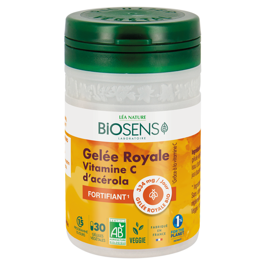 boho cosmetics Vente Gélule végétale Fortifiant - Gelée Royale Vitamine C - bio - Vitalité tonus immunité