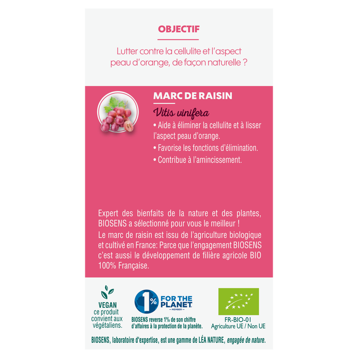 Boho Cosmetics Vente Gélule Végétale Marc De Raisin - Bio - Fin De Série