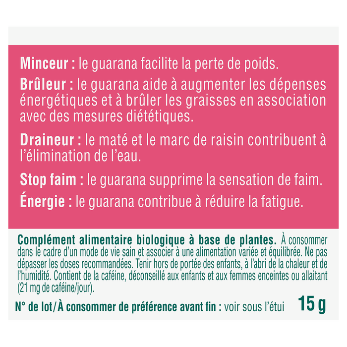 Boho Cosmetics Vente Gélule Végétale Programme Minceur Jour - Bio - Minceur élimination Détox