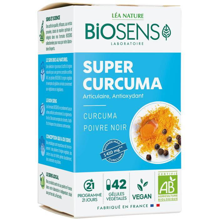 Boho Cosmetics Vente Gélule Végétale Super Curcuma - Antioxydant Articulaire - Bio - Bien-être Articulation