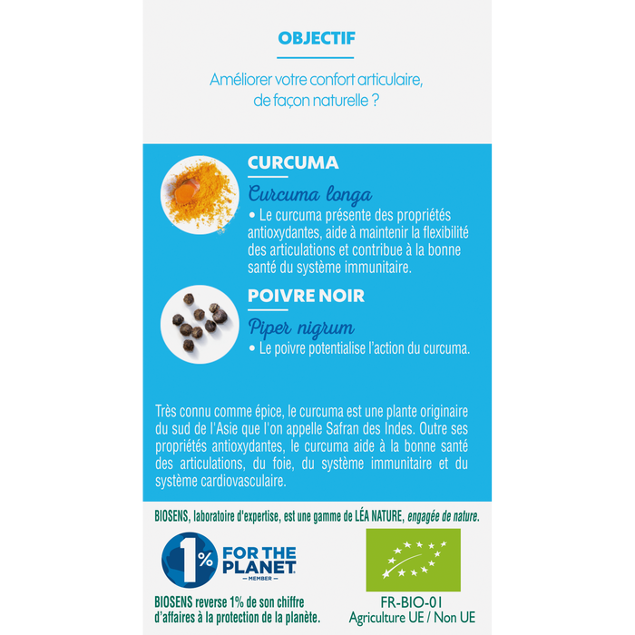 Boho Cosmetics Vente Gélule Végétale Super Curcuma - Antioxydant Articulaire - Bio - Bien-être Articulation