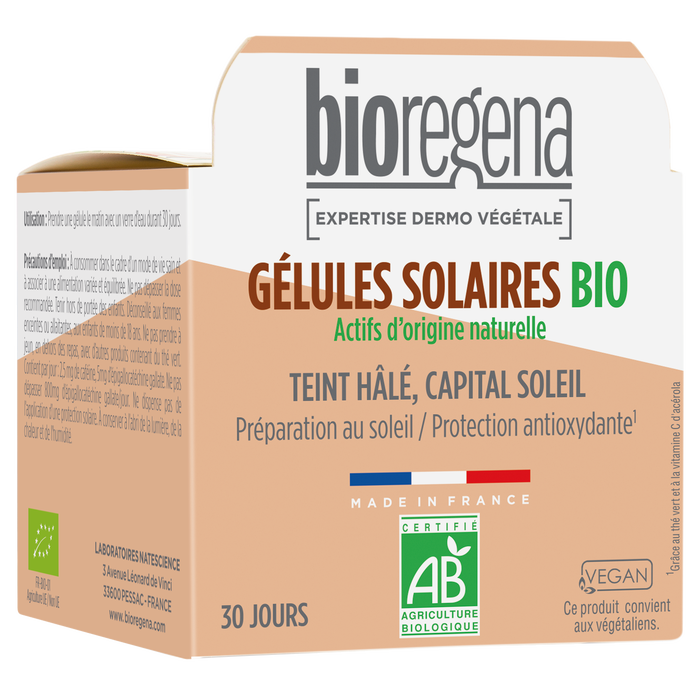 Boho Cosmetics Vente Gélules Solaires Bio - Soins De La Peau