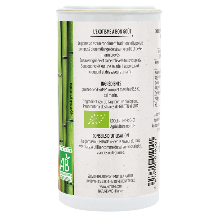 Boho Cosmetics Vente Gomasio Bio - Les Sauces Et Condiments