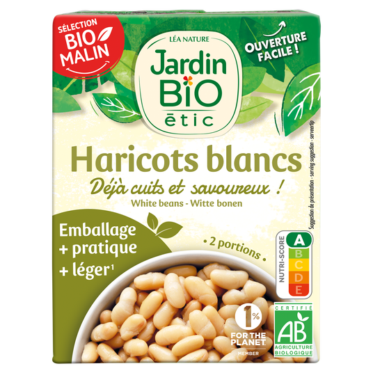 boho cosmetics Vente Haricots blancs en brique - Conserves de légumes