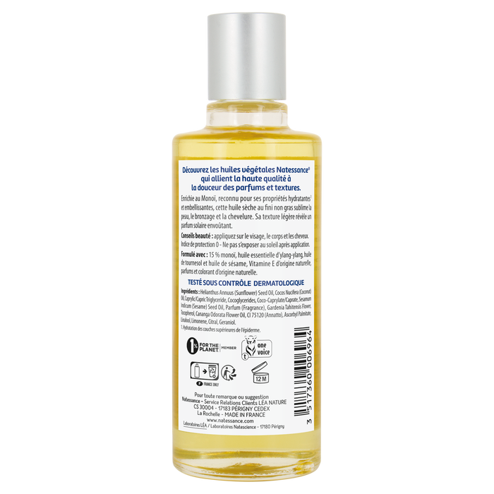 Boho Cosmetics Vente Huile Sèche Monoï - 100ml - Huiles Corps