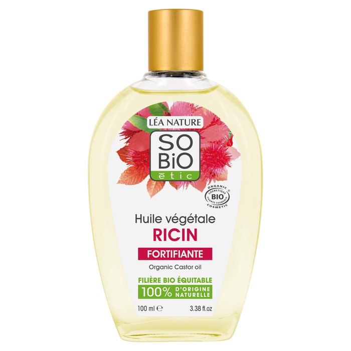 Boho Cosmetics Vente Huile Végétale Ricin Bio - Grand Format - Soins Capillaires