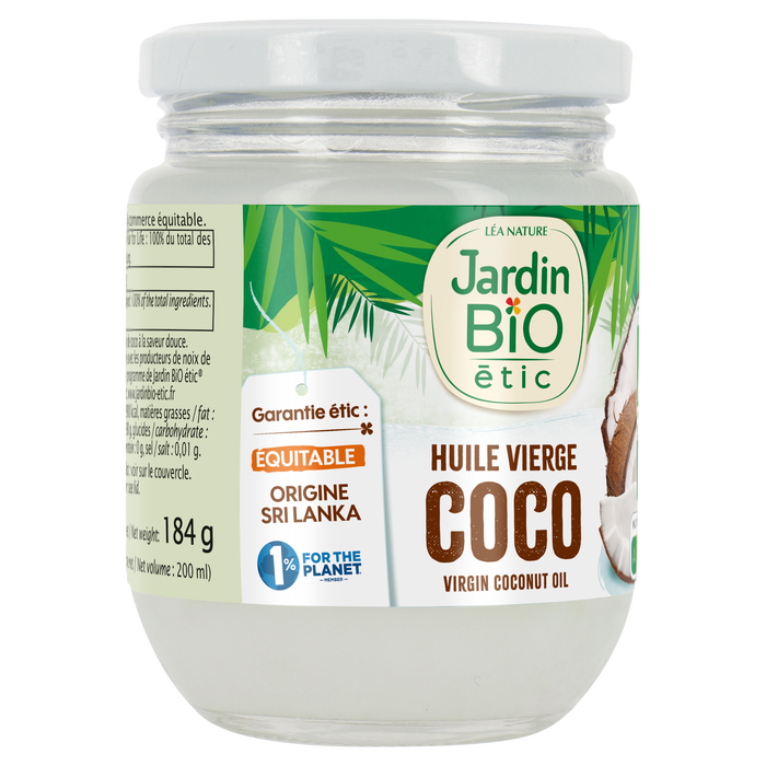 Boho Cosmetics Vente Huile Vierge Bio De Coco - 200ml - Huiles Et Vinaigres