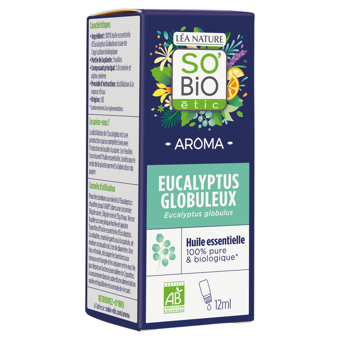 Boho Cosmetics Vente Huiles Essentielles Eucalyptus Globulus Bio - Huiles Essentielles Bio