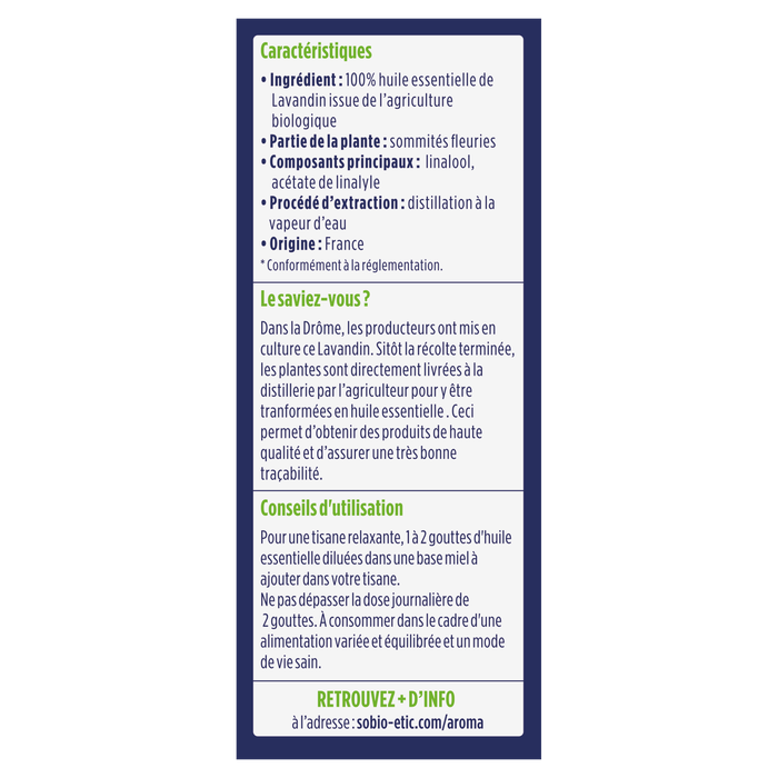 Boho Cosmetics Vente Huiles Essentielles Lavandin Bio - Huiles Essentielles Bio