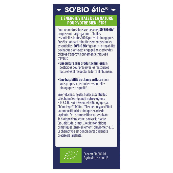 Boho Cosmetics Vente Huiles Essentielles Menthe Poivrée Bio - Huiles Essentielles Bio