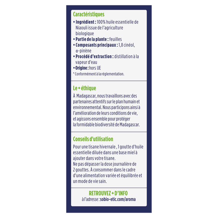 Boho Cosmetics Vente Huiles Essentielles Niaouli Bio - Huiles Essentielles Bio