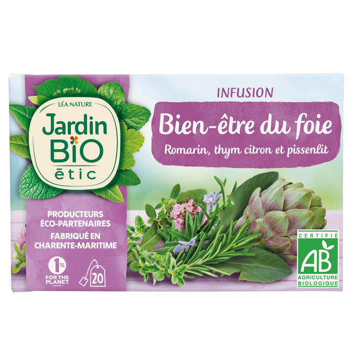 Boho Cosmetics Vente Infusion Bien-Etre Du Foie - Bio - Infusions