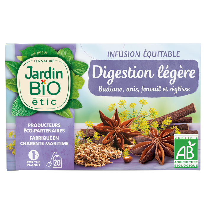 Boho Cosmetics Vente Infusion Digestion Légère - Bio - Infusions