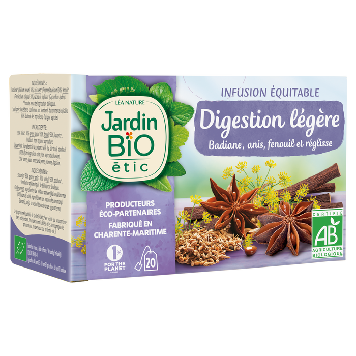 Boho Cosmetics Vente Infusion Digestion Légère - Bio - Infusions