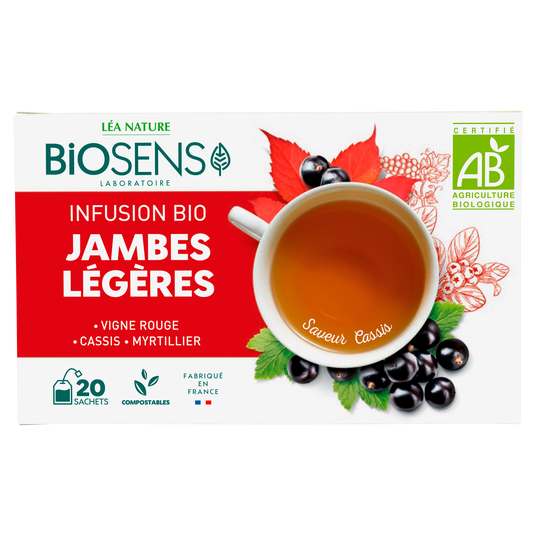 boho cosmetics Vente Infusion Jambes légères - bio - Circulation cardio-vasculaire bio - Léa Nature