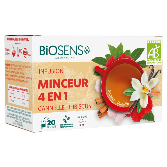 Boho Cosmetics Vente Infusion Minceur 4 En 1 - Minceur élimination Détox Bio - Léa Nature