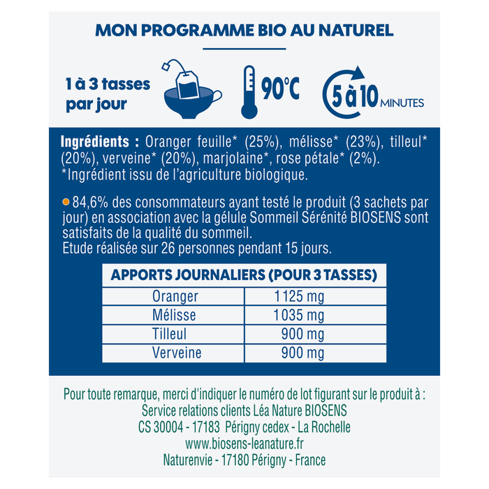 Boho Cosmetics Vente Infusion Sommeil Réparateur - Bio - Sommeil Détente Bio - Léa Nature