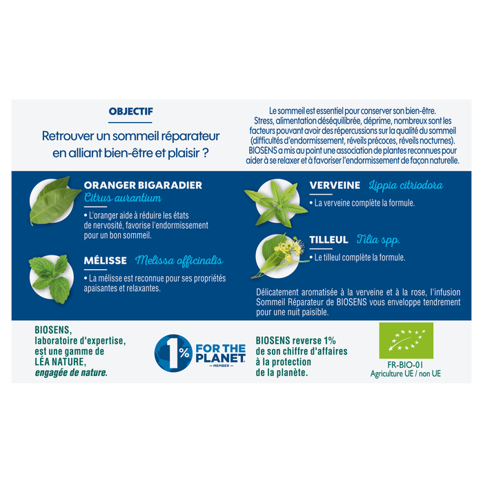 Boho Cosmetics Vente Infusion Sommeil Réparateur - Bio - Sommeil Détente Bio - Léa Nature