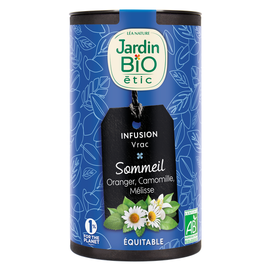 boho cosmetics Vente Infusion vrac Sommeil Oranger Camomille Mélisse - bio - Infusions