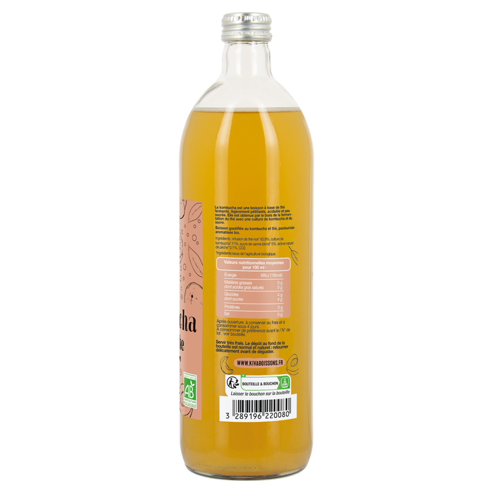 Boho Cosmetics Vente Kombucha Saveur Pêche - Jus Nectars Et Smoothies