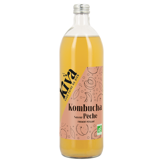 boho cosmetics Vente Kombucha saveur Pêche - Jus nectars et smoothies