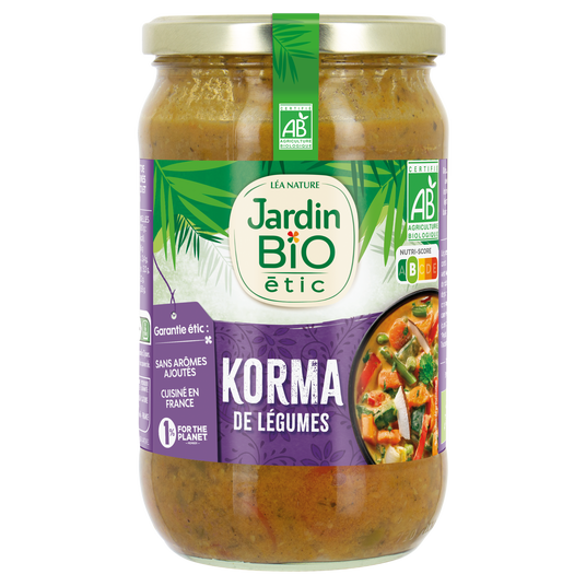boho cosmetics Vente Korma de légumes - Conserves de légumes