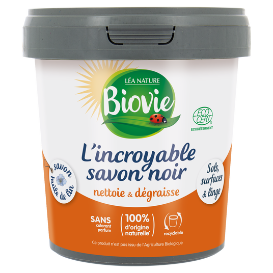 boho cosmetics Vente L'incroyable savon noir mou nettoie & dégraisse - BIOVIE