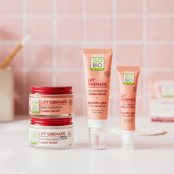 Boho Cosmetics Vente La Routine Ride + éclat Lift Grenade - Crèmes De Jour