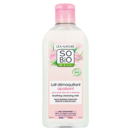 boho cosmetics Vente Lait démaquillant apaisant - Démaquillants et eaux micellaires