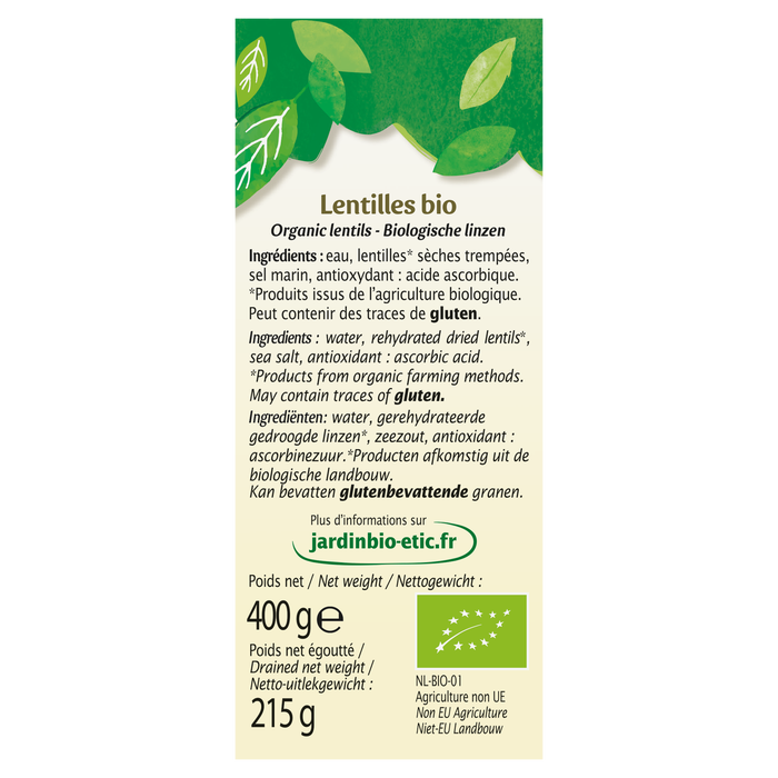 Boho Cosmetics Vente Lentilles Brique - Conserves De Légumes