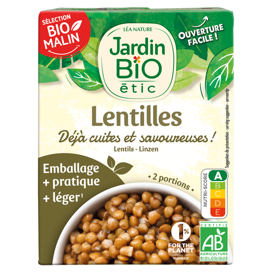boho cosmetics Vente Lentilles brique - Conserves de légumes