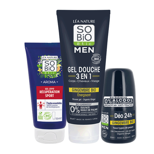 boho cosmetics Vente Les indispensables bio du sportif - Men