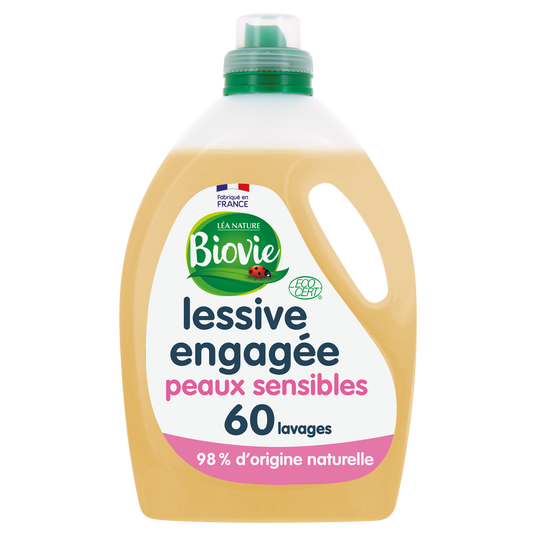 boho cosmetics Vente Lessive concentrée peaux sensibles 3L - Lessives bio - Léa Nature