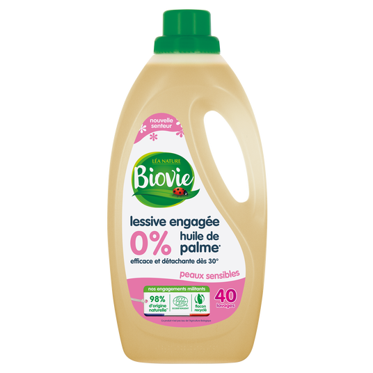 boho cosmetics Vente Lessive peaux sensibles 2 litres - Lessives bio - Léa Nature