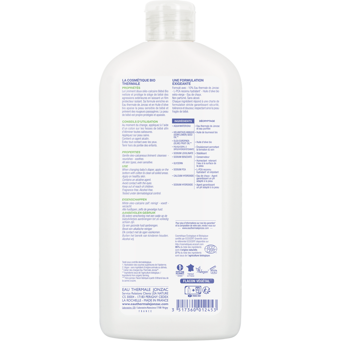 Boho Cosmetics Vente Liniment Doux Oléo-calcaire Bébé - 500ml - Bébé