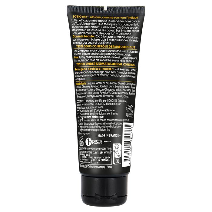 Boho Cosmetics Vente Masque Charbon Purifiant - Masques Et Gommages