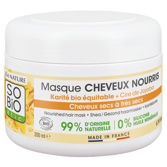 boho cosmetics Vente Masque cheveux nourris Karité bio - Soins capillaires