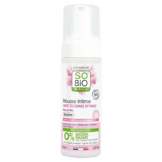 boho cosmetics Vente Mousse intime à la Fleur de Mauve Bio - Douches