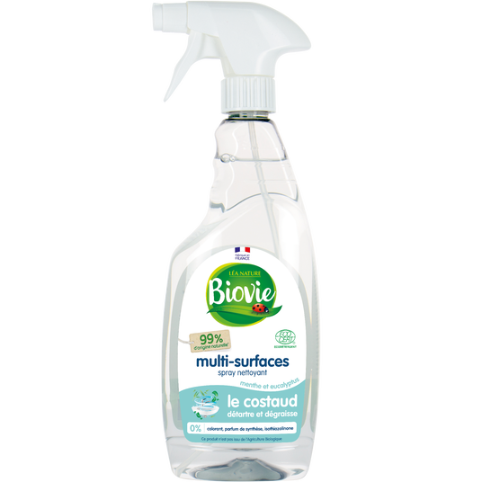 boho cosmetics Vente Nettoyant multi-surfaces à la menthe et à l'eucalyptus - BIOVIE