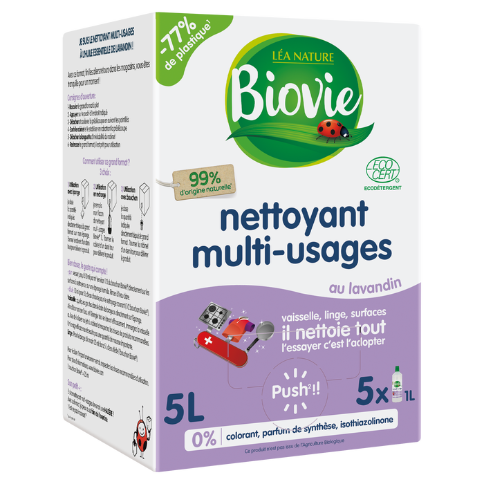 Boho Cosmetics Vente Nettoyant Multi-usages à L'huile Essentielle De Lavandin - Grand Format - Multi-usages