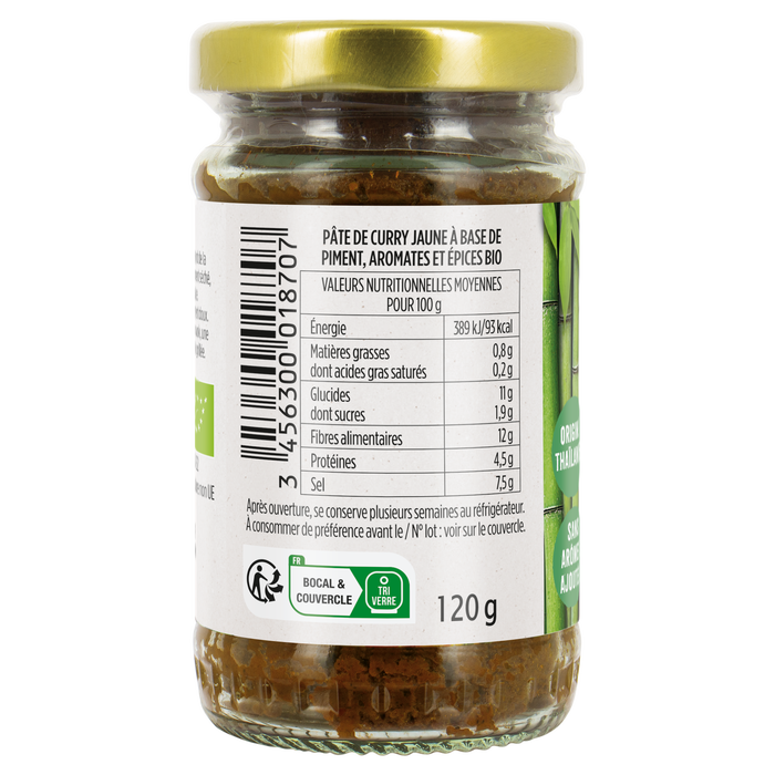 Boho Cosmetics Vente Pâte De Curry Jaune Bio - Les Sauces Et Condiments