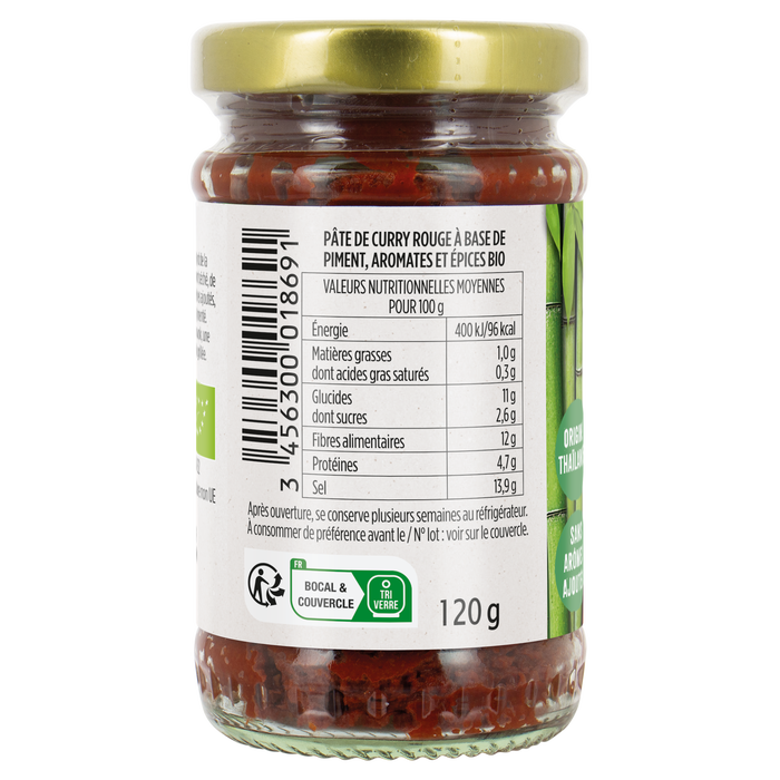 Boho Cosmetics Vente Pâte De Curry Rouge Bio - Les Sauces Et Condiments