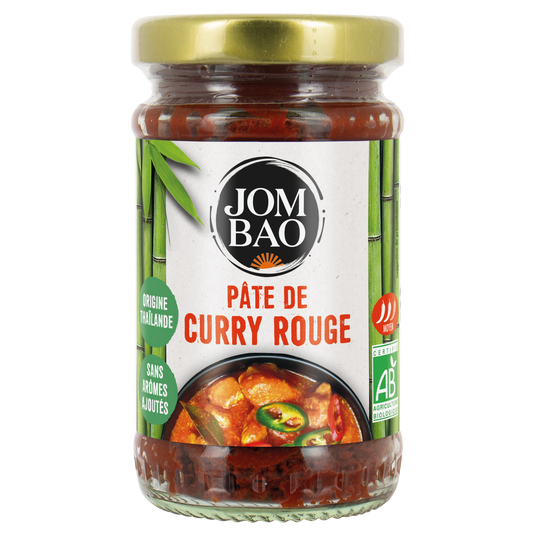 boho cosmetics Vente Pâte de curry rouge bio - Les sauces et condiments