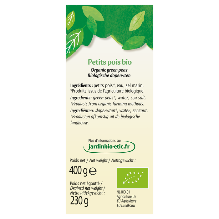 Boho Cosmetics Vente Petits Pois En Brique - Conserves De Légumes