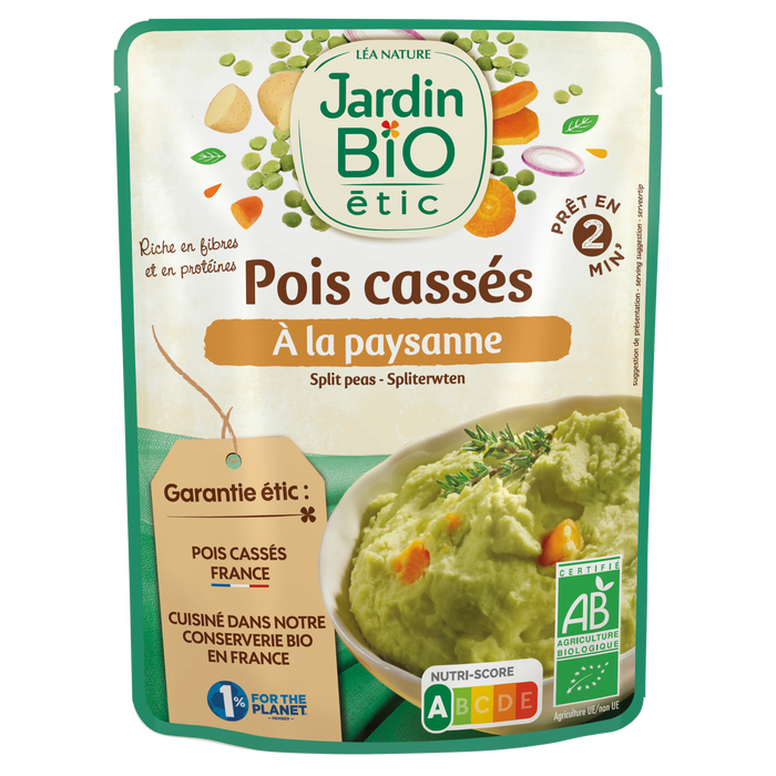 Boho Cosmetics Vente Pois Cassés Bio à La Paysanne - Plats Cuisinés Et Sachets Express