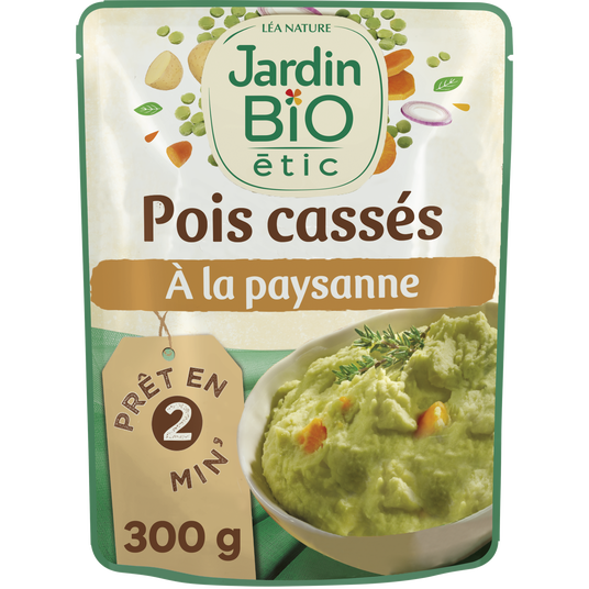 boho cosmetics Vente Pois cassés bio à la paysanne - Plats cuisinés et sachets express