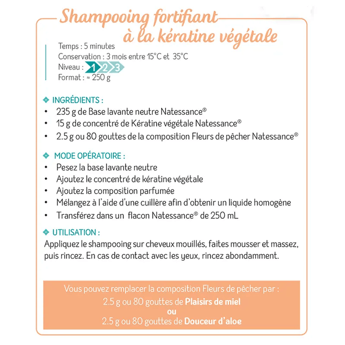 Boho Cosmetics Vente Recette DIY - Shampooing Fortifiant à La Kératine - DIY Bio