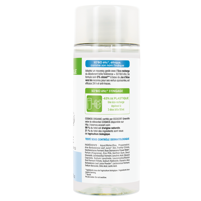 Boho Cosmetics Vente Recharge Déo Soin Jus D'Aloe Vera Bio - Déodorants
