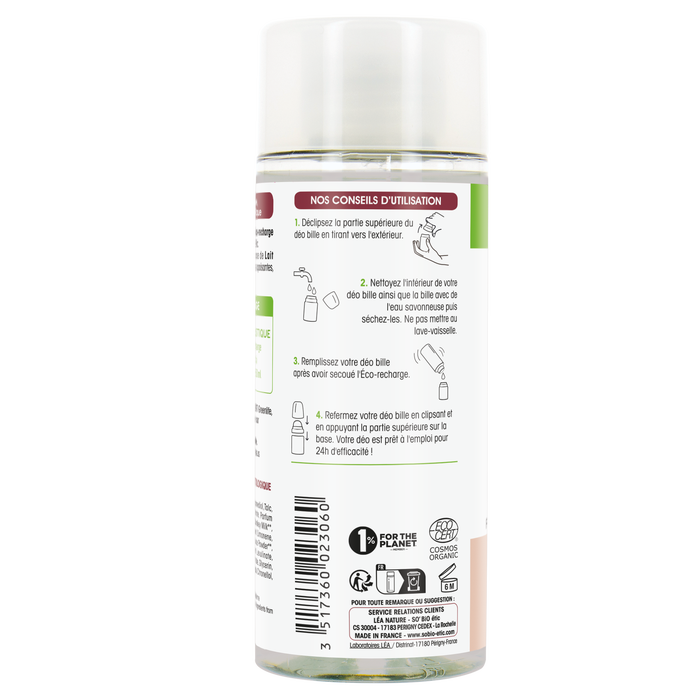 Boho Cosmetics Vente Recharge Déo-soin Lait D'Anesse Bio - Déodorants